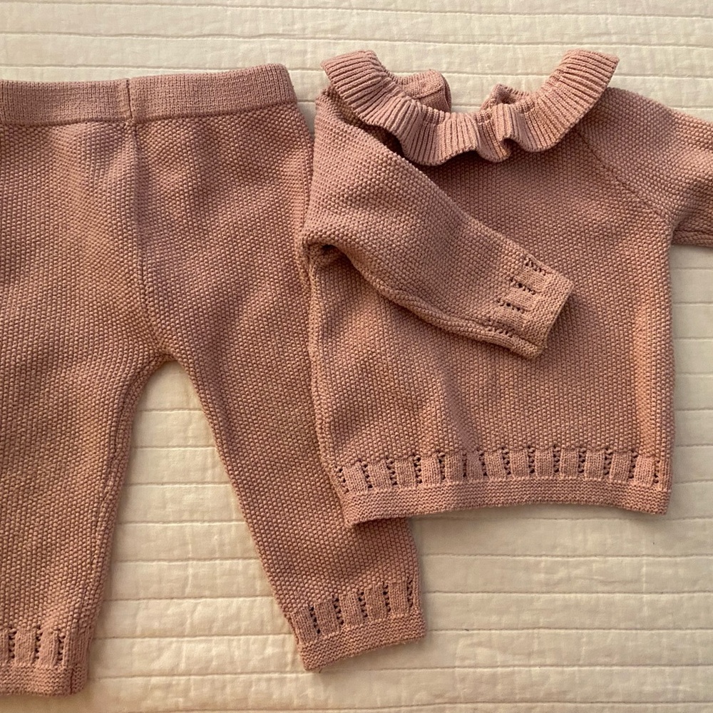 T.J.Maxx Pink Kids Matching Sweater Set